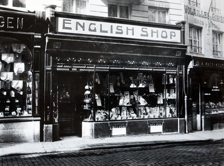 English Shop, Grasmarkt 15, Brussel, buitenzicht (© Fondation CIVA Stichting/AAM, Brussels /Paul Hamesse)