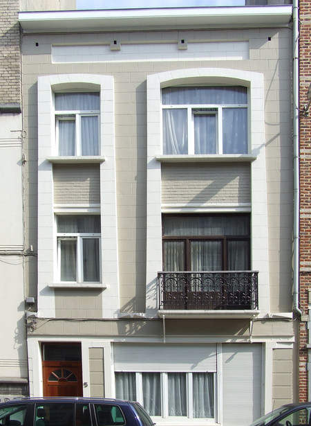 Albert de Latourstraat 3-5, Schaarbeek, gevel ( © CM, foto 2013)