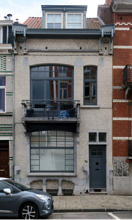 Lariksenstraat 76, Elsene, opstand voorgevel (© APEB, foto 2016)