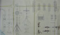 Parochiekerk Sint-Laurentius, Kemmel, détails de ferronneries (© Fondation CIVA Stichting/AAM, Brussels)