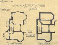 Halmenstraat 1, La Panne, Villa 'Windsor' (© Album de la Maison Moderne, Série XI, Planche XXXXIII [1908])