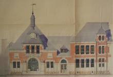 Chaussée de Tirlemont 85, Jodoigne, ancienne Ecole normale pour Jeunes Filles (© Fondation CIVA Stichting/AAM, Brussels)