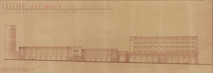 Rue Ravenstein 26-46, Bruxelles, Assurances Trieste, projet d'extension, 1938 (© Fondation CIVA Stichting/AAM, Brussels)