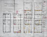 Blampoix, Boulevard du Régent 9, Bruxelles, projet de transformation, plan des niveaux, AVB/TP 32001 (1924)