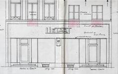 Liétart, Rue Neuve 63-63a-67, Bruxelles, projet de transformation, élévation des façades avant, AVB/TP 32530 (1926)