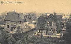 La Panne, le Quartier Dumont, groupe de villas dans les dunes (© Collection cartes postales, Yves Dumont - ARCHYVES)