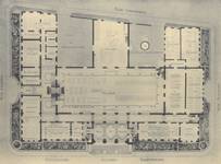 Boulevard Gustave Roulier 1, Charleroi, Université du Travail - Bâtiment Gramme, plan du rez-de-chaussée (© L'Emulation, 6, 1913, pl. 29)